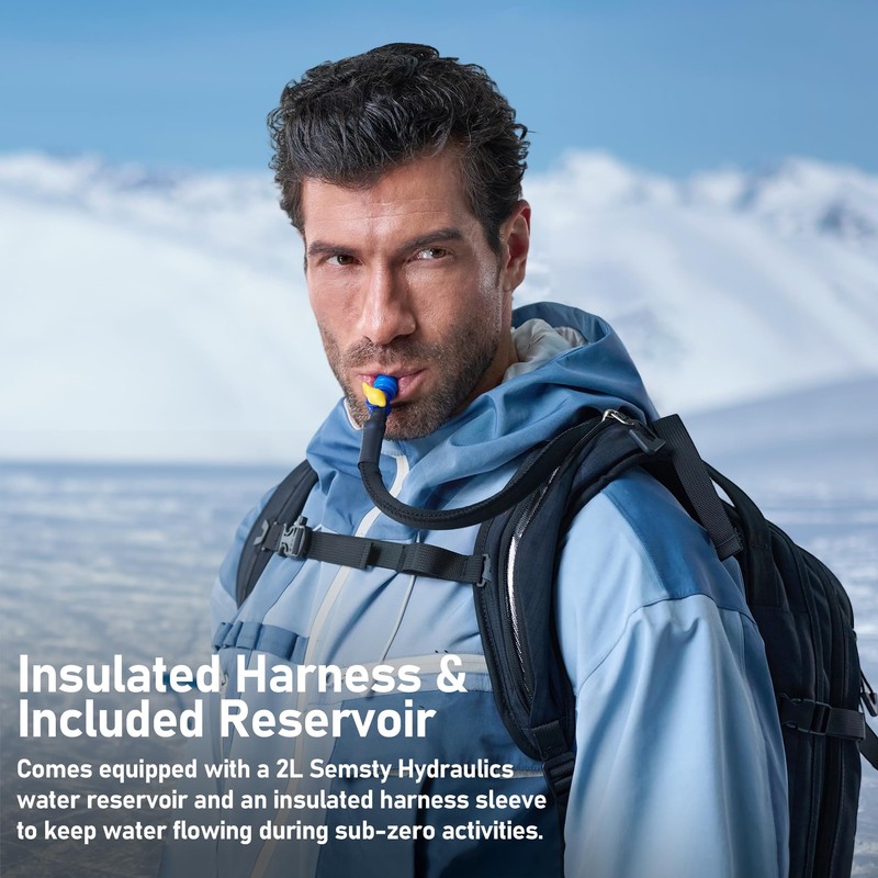Semsty Ski and Snowboard Hydration Backpack, with 2L Water Reservoir