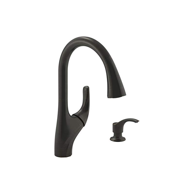 Kohler K-R18594-SD-2BZ Trielle Kitchen Sink Faucet, Oil-Rubbed Bronze