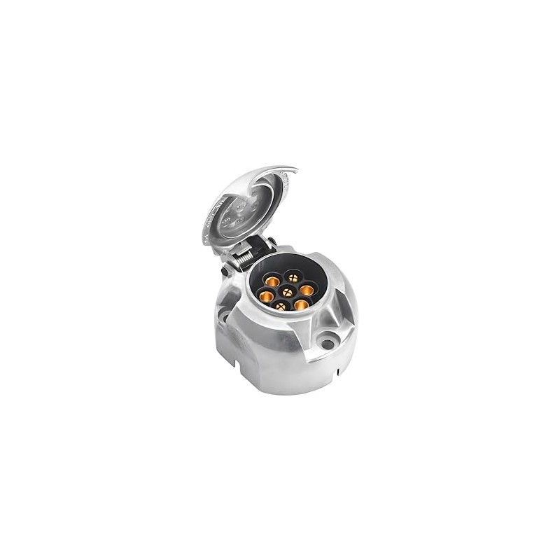 HELLA 8JB 001 941-002 Socket - 7-pin connector - Tin