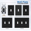 ELEGRP 3 Way Glossy Toggle Light Switch with Matte Mid