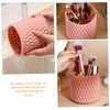 FOMIYES 2pcs Makeup Brush Bucket Rotatable Vanity Brush Organizer and