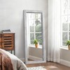 AAZZKANG Wall Mirror Full Length Rustic Wood Framed Floor Mirrors