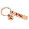 Clepsidra® Placa de identificación personalizada para perros y gatos. Llavero