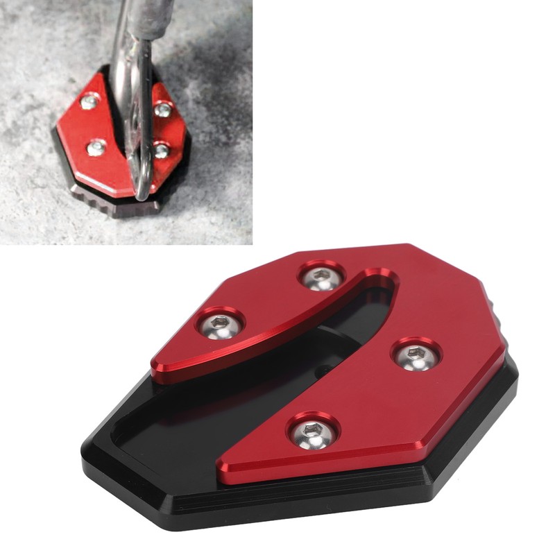 Motorcycle Kickstand Pad Enlarger Plate Anti Sinking Foot Widening Stand