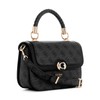 GUESS Orlina Top Handle Flap, Coal Logo
