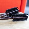 L'Artisan Brossier - Round Hairbrush Natural Bristle in Beech Wood