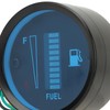 Motorcycle Fuel Level Gauge 52mm Housing Diameter LED Light Display