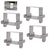 4 Pcs Stainless Steel 2.5” Wide Leaf Spring Clamp Kit,