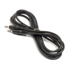 2m long 3.5mm Aux Jack Stereo Audio Cable Lead for - Creative Inspire T10 - Stereo Speakers/to connect mp3, mobile phones, tablets, laptop, PC (black)