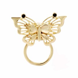 NOUMANDA Gold Butterfly Magnetic Eyeglass Pin Brooch Glasses Spectacles Sunglasses Holder for Women