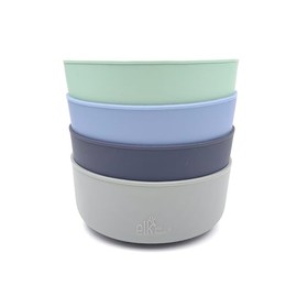 Elk and Friends Kids Porcelain Bowl Silicone Sleeves | Sleeves Only | Microwave & Dishwasher Safe | Non Slip