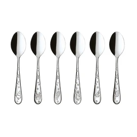 Villeroy & Boch – Toy's Delight Coffee Spoon Cutlery Set for 6 People, 6 Pieces, Dishwasher-Safe, rustproof, Cutlery Set, Spoon Set, Stainless Steel Cutlery Set