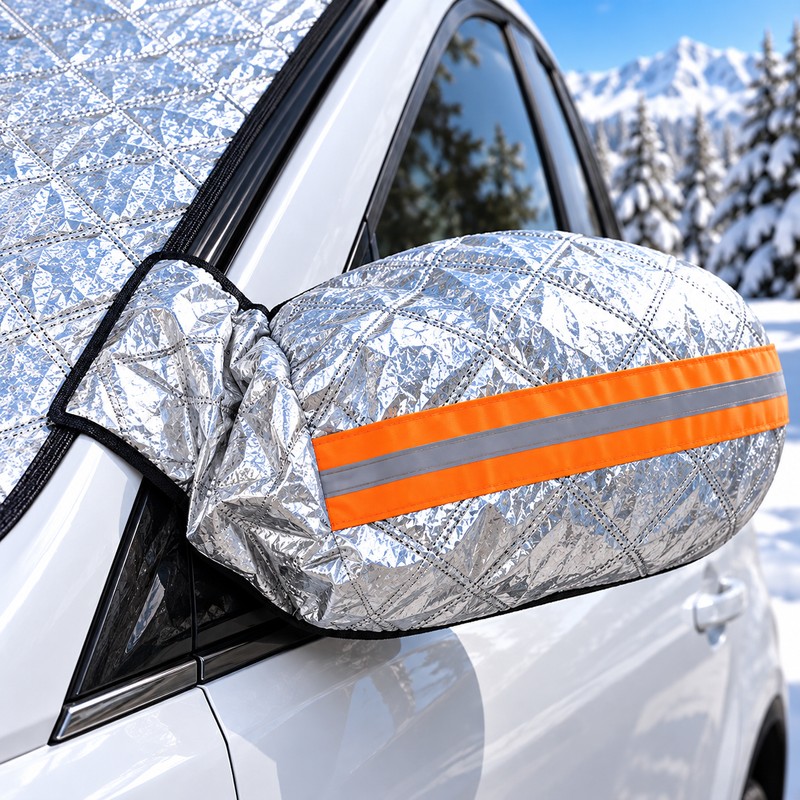 Magnetic Windshield Snow Cover for Cars & SUVs – Reflective
