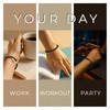 Fluxionova Natural Detox Slimming Cuff, Adjustable Alloy Bracelet, Lymphatic Drainage