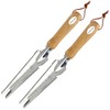 2 Pack Garden Weeding Tool, Stainless Steel Hand Weeder &