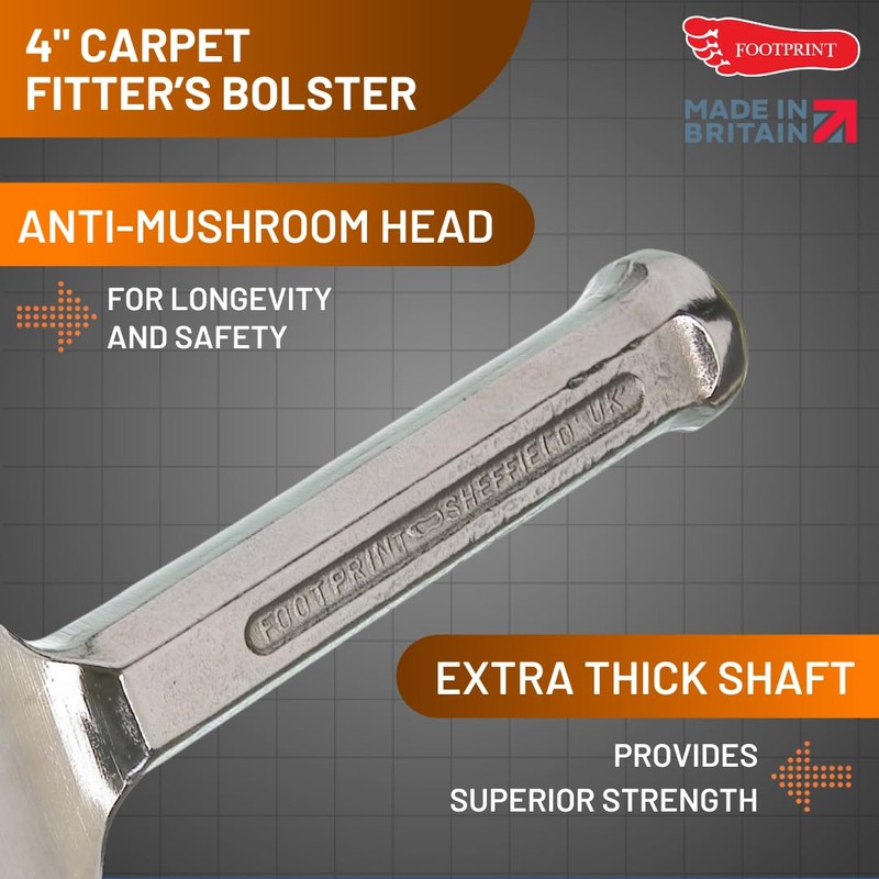 Footprint 100mm Carpet Bolster, 4 inch