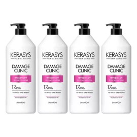 Kerassive 케라시스 데미지 클리닉 샴푸, 980ml, 4개 Kerastase Damage Clinic Shampoo, 980ml, 4 pieces
