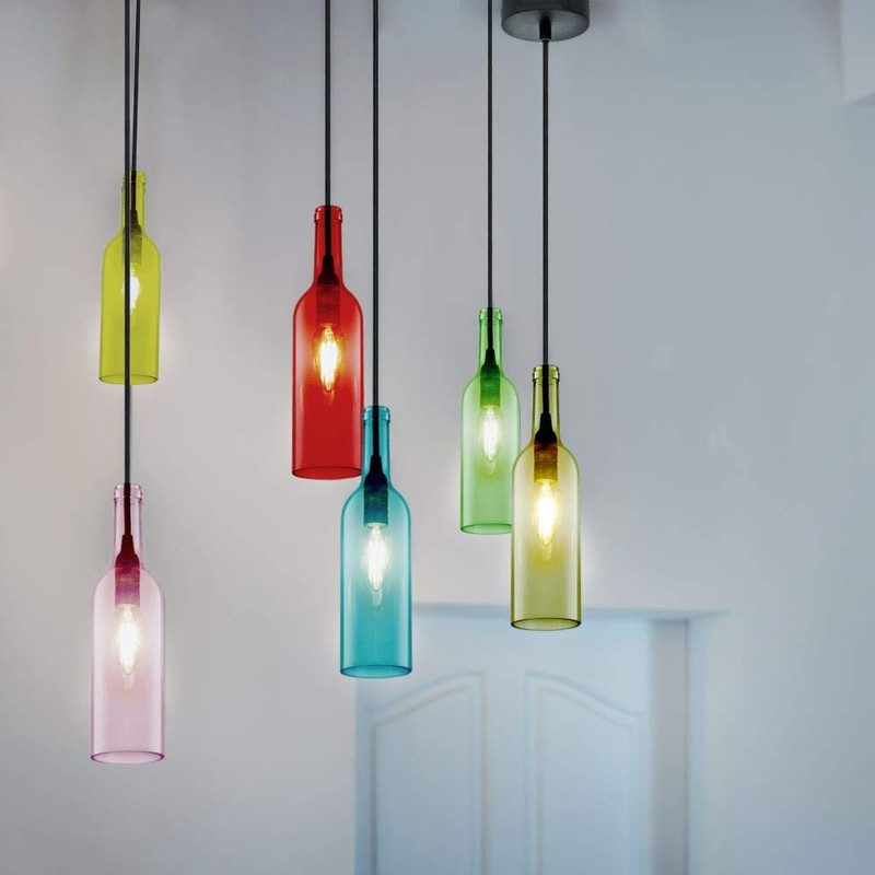 V-TAC SKU.3767 VT-7558 Pendant Light Bottle Design Plastic and Other