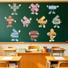 Sereliy Math Symbol Posters Bulletin Board for Classroom Decor, 10PCS