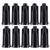 Byttlerom 250pcs Tip Caps for Luer Lock, Black Dispensing Needle