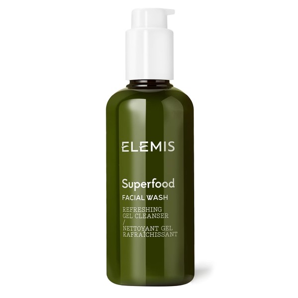 ELEMIS Superfood Facial Wash Revitalizing Daily Prebiotic Gel Wash Gently