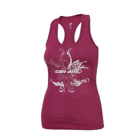 Can-Am Spyder New OEM Ladies Comfort Tank Top Medium Raspberry, 4536860639