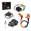 CDI BOX Ignition Coil Voltage regulator rectifier Relay Kit For