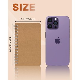 Dynta Mini Pocket Notebooks 3x5 Bulk, Small Notebooks Spiral Notepads 30 Packs, Memo Pads for Men, Women, Kids, Students, Teachers, Work, Note-taking (60 Sheets/120 Pages)
