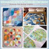 Kigley 3 Set Drunkards Path Quilting Templates Large Quilting Rulers