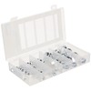 TA-VIGOR 100Pcs Nylon Hex Lock Nuts Assortment Kit, M4 M5