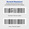 Avery Thermal Roll Labels, 1" x 2-1/8", White, 500 Address