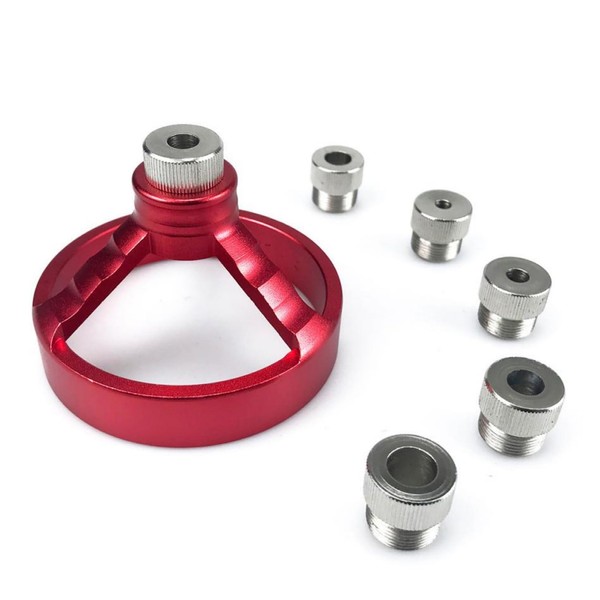 VOBOR Woodworking Drill Hole Locator, Woodworking Vertical Punch Adjustment 5/6/7/8/9/10