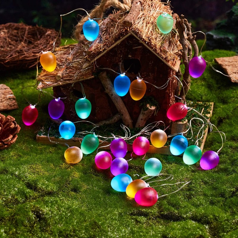 Belniak Easter Lights Egg Decorative Fairy String Lights 30 LEDs
