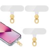 360°Rotatable Phone Tether Tab,3 Pieces Universal Phone Lanyard Patch Without