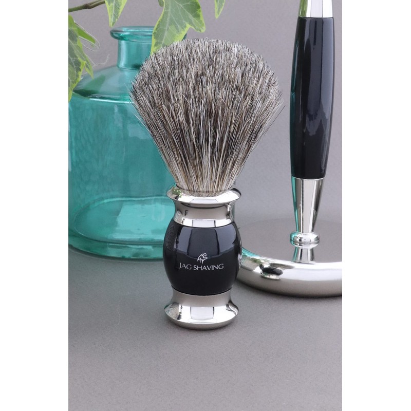 Jag Shaving Set - 3-Piece Shaving Set with Shaving Brush