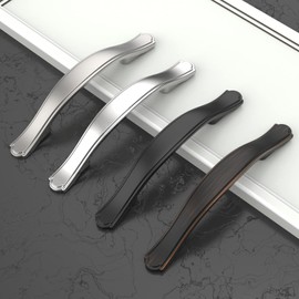 Asidrama 10 Pack 3 Inch(76mm) Matte Black Kitchen Cabinet Handles Cabinet Pulls Kitchen Cabinet Hardware for Cupboard Drawer Handles Dresser Pulls