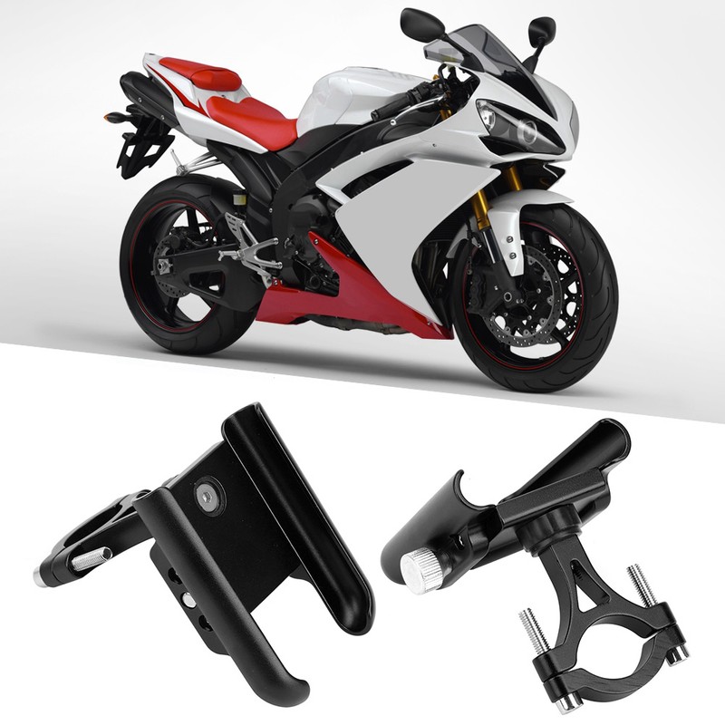 0.7-1.4in Diameter Mobile Phone Holder Aluminum Alloy Stand Bracket Universal
