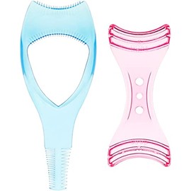 Herramienta De Máscara De Pestañas De 2 Piezas Herramienta De Maquillaje De Pestañas 3 En 1 Aplicador De Máscara De Superior Inferior Peine De Guía De Para