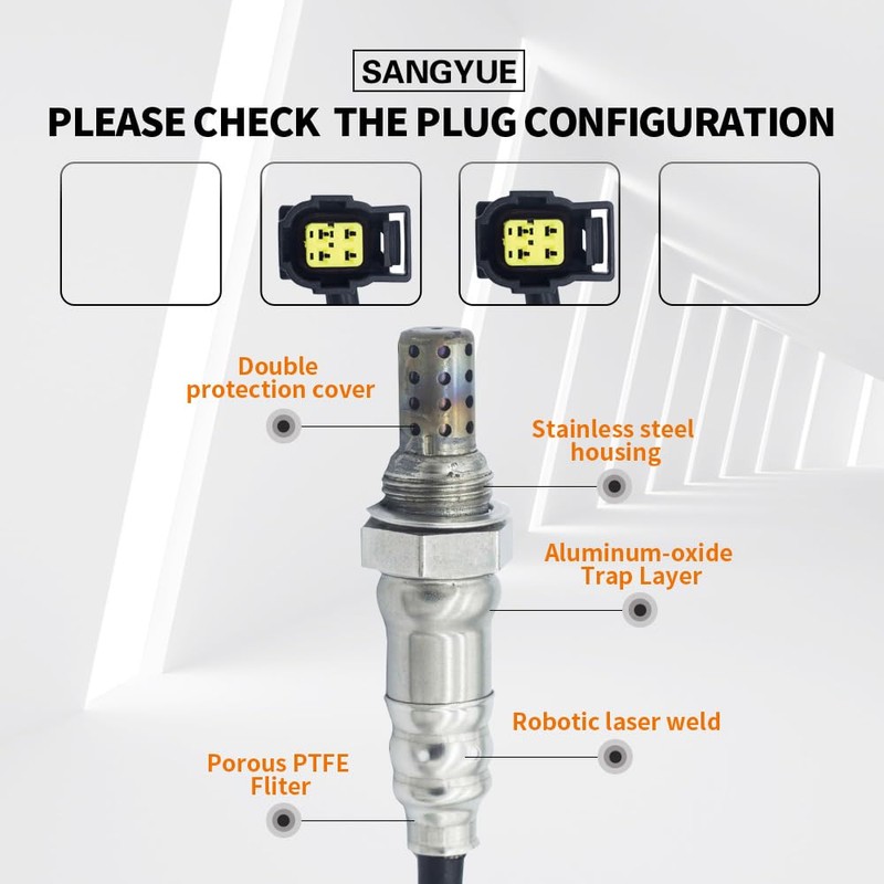 Sangyue 2X Oxygen O2 Sensor 1 & 2 for 2007