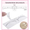 40 Regla Flexible Adhesiva Diseño De Cejas,microblading