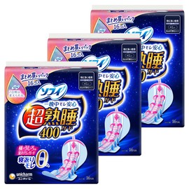 Sofy Super Sleep Guard for Extra Nights, Includes Feathers, 15.7 inches (40 cm), 48 Cores (16 Packs x 3) (Sanitary Supplies Napkins)