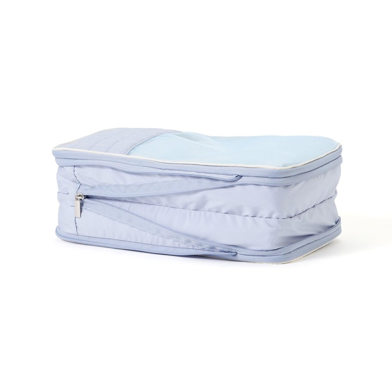 Francfranc Pop Stitch Quilt Compression Organizer Travel Pouch Compression Bag