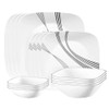 Corelle Urban Arc 16pc, Service for 4, Dinnerware Set, 8