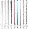 Soleebee Card Holder Lanyard Bling Rhinestone Lanyard with Key Ring