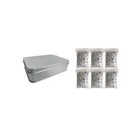 eGreen Emergency Fire Starter Magnesium 99% Pure 6 Bags for Storm Hurricane Outages Camping Hiking Bushcraft Outdoor Survival + Free Water Proof Tin Container