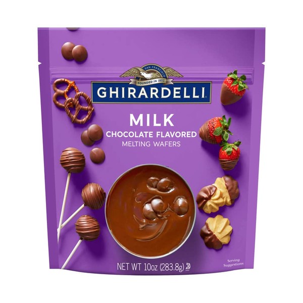 GHIRARDELLI Milk Chocolate Flavored Melting Wafers - 10 oz.