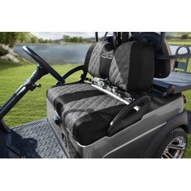 Jaxpare Golf Cart Seat Covers for Club Car Precedent,DS and Yama Golf Carts OEM Ordinary Front Seats,Breathable Washable Polyester Mesh Cloth. Renew Your Golf Cart.