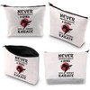 Karate Girl Gifts Martial Arts Gift Karate Cosmetic Bag Never