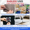 Fabric Glue Permanent, Washable Clear Glue for Clothing Patch, Liquid,