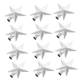 HOMSFOU 20Pcs christmas tree top star Xmas star ornament star decoration Christmas star ornament small christmas tree topper table top christmas tree topper 3d star starornament home decor